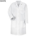 White Red Kap Women's 6 Gripper Front Lab Coat